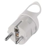 Plug  for extension cord, white