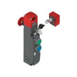 NG series safety switch with lock and integrated control devices, with actuator