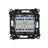 Triple frame, Simon 24, IP20/IP44, graphite mat