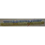 Earthing distribution bars - 35 outlets - 160A