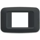 YES MOULDED FR.PLATE 2M. NOIR GREY