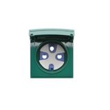 Cover for DATA socket, green