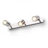 DUBLIN III surface mounted chrome 230V GU10 3x9W IP44