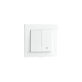 SWITCH FLUSH MOUNTED 2+1 WHITE 6-PACK