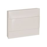 1X12M SURFACE CABINET WHITE DOOR EARTH + X NEUTRAL TERMINAL BLOCK