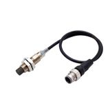 Proximity sensor, inductive, nickel-brass short body, M12, unshielded, E2EN0944C