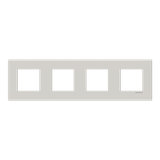 Frame 4-gang / 2+2+2+2-modules - Niessen logo - S - Dune