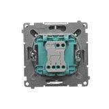 Touch panel 2 modules, Modul 1: 1 touch field, Module 2: space for Simon 54 module, Fixing: horizontal, Frozen lava