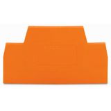 End and intermediate plate 2.5 mm thick orange