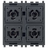 4-buttonKNX Secure control Flat/Tondo 2M