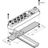 piconet Accessories Mounting Panel for Coupling and Stand-alone Modules Mounted on DIN rail (module length 175 mm)   S-BKT1