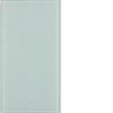Glass sensor 3gang, TS Sensor, p. White