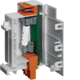 Fuse box 1A, 230V, 25kA, 2-pole, pluggable on top-hat rail