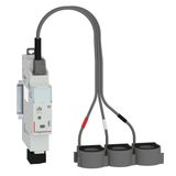Connected 3phs energy meter EMDX3 with Netatmo - delivered with three closed current transformers up to 125A - 1 module