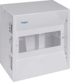 Mini-enclosure, gamma, 6 module, protect. class IP30, 1xPE