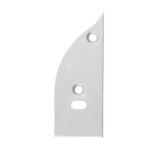 Terminal for NC with hole, silver color, 1 pc
