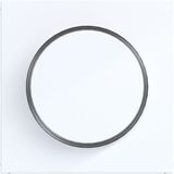 Rotary dimmer cover, A.x/C.x, light white glossy
