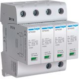 SPD 4P pluggable 12,5kA ind. TNS & cont