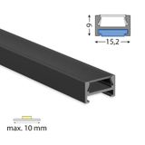 Black diffuser for PDA 2m