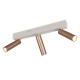 Ambala LED spotlight 3-pc coffee