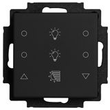 6-key switch, 4xlight, 2xcurtains, in/out, room thermostat