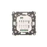 Double loudspeaker socket, (module), Simon 24, IP20, champagne matt