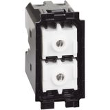 10 A 250 Vac double pushbutton 1 P (NO) + 1 P (NO)