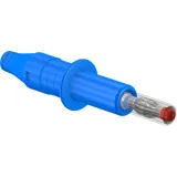 4 mm plug, screw connection, 2.5 mm², CAT II, blue, 66.9584-23