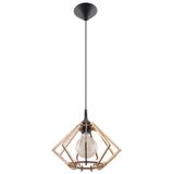 HANGING LAMP POMPELMO NATURAL WOOD E27 1X60W IP20