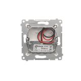Double intermediate switch with indicator LED light, 10AX, white matt
