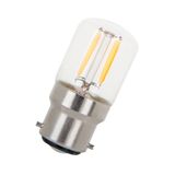 LED Filament T28X60 B22d 240V 1.6W 2700K Clear
