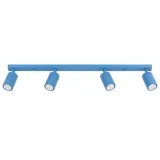 Ceiling lamp KARBON 4L azure