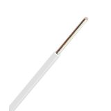 PVC Insulated Wires H05V-U 1mmý, white (solid bare) (The price is shown without markup on metals. Request a quote for accurate information)