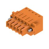 PCB plug-in connector, female plug, 3.50 mm, Number of poles: 5, 180°, Tension-clamp connection, Clamping range, max. : 1.5 mm², Box