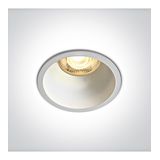 10105AD/W/W WHITE GU10 10W WHITE REFLECTOR DARK LIGHT