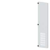 SIVACON, door half, left, with ventilation openings, IP20, H: 2200 mm, W: 450 mm, RAL