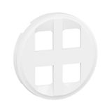 4 MEDIA ROCKER WHITE