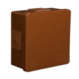 VP-001-02 Box 86x86x40mm IP55 4-pin click long rubber brown