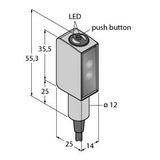 Photoelectric Sensor Diffuse Mode Sensor with Adjustable Background Suppression   QMH26VPAF200-5M