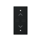 N2121.3 NT SHUTTER SYMBOL COVER 1M, BLACK