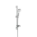 Crometta Vario shower set, 0.65m bar with soap dish