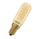 LED lamp 1906 T26 4.8W 822 230V E14 dimmable filament gold