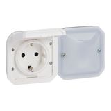 PLEXO CONNECTED SOCKET OUTLET SCHUKO STANDARD - WHITE - MECHANISM