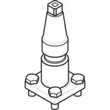 Green CAP+GASKET, ICFN 25 SCA 25-65