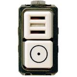 PUSHBUTTON+BUZZER 24VAC