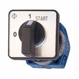 On-push-button front with central mounting 20A