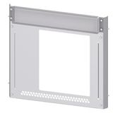 obstacle device compartment 3WA size 1, fixed-mounted, 3/4-pole, W: 600 mm
