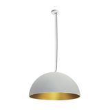 WHITE E27 25W BRASS REFLECTOR