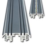 Hanging aluminum profile ZK, diameter 100mm, without diffuser, 2m