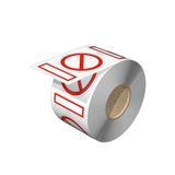 Device markers, Device markers, 50 x 50 mm, red-white